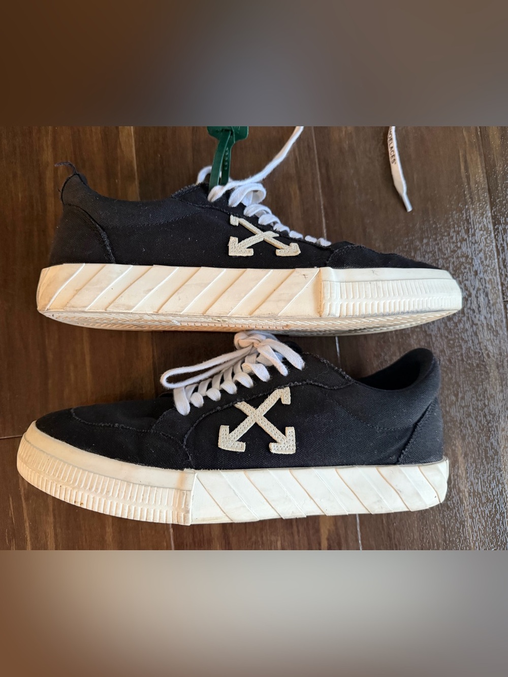 Off-White Virgil Abloh sneakers low vulcanized canvas size 43EU box included